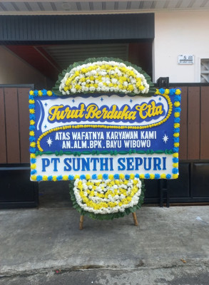 Papan Bunga Duka di Dayu